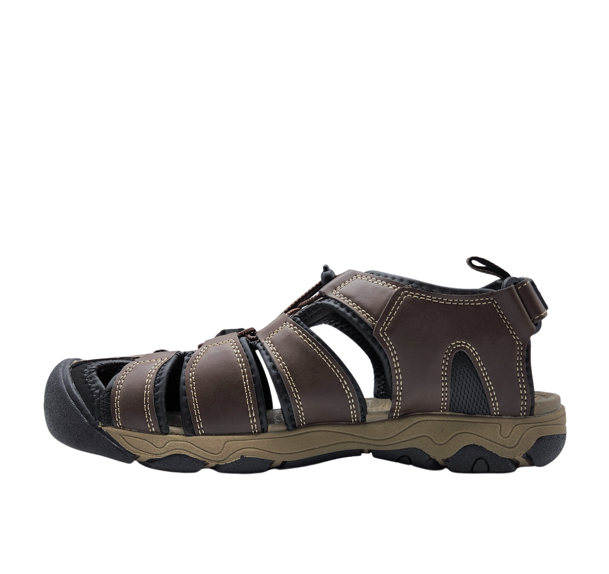 KHOMBU MEN'S RIVER SANDAL (BROWN)